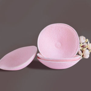HamshMoc 4 pieces Mommy Cloth Breast Pads washable reusable nursing pads baby Feeding Essentials Breathable Skin-Friendly breast pads for baby breastfeeding