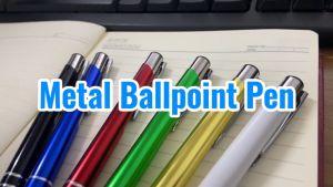 Magic photo 1pc Metal Ballpoint Pen Office School Stationery Retractable Ball Point Pen