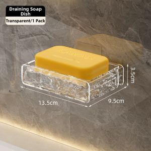 Kaman | Drainable Double Layer Wall-mounted Soap Holder