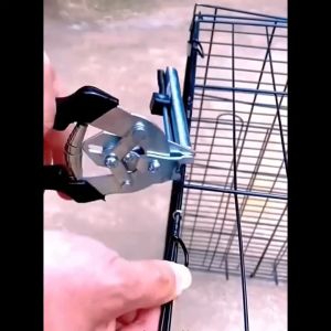 600pcs M-Type Nail Ring Wire Cage Clip Galvanized Steel M-Clip Pig Ring Nail Fence Fastener For Poultry Fence Animal Cage Car Seat Cushion Indoor Decoration And Installation (M-Type Nail Ring)