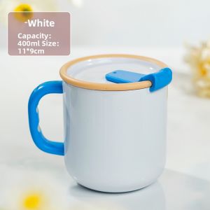 BIZE | Insulated Coffee Mug with Handle Stainless Steel for Office and Home