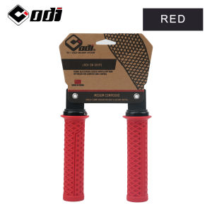 1Pair ODI Lock-on Silicone Mountain Bike Grips Shock-Absorbing Anti-Slip Comfortable Handlebar Covers for MTB/Cycling Parts