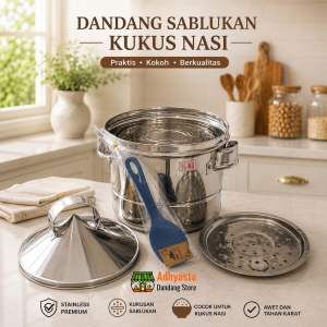 DANDANG NASI / SABLUKAN FULL STAINLES MURAH COD