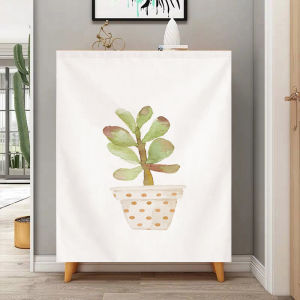 Self-Adhesive Magic Dustproof Laundry Room Balcony Curtain Book Cabinet Doorless Wardrobe No-Punching Required Eurynome Brand