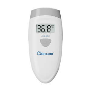 Berrcom Medical Clinical Non-Contact Infrared Forehead Thermometer 2in1 Body/Object High Accuracy Backlit LCD for Baby Child Adults Fever 1s Fast Reading 50 Sets Memory Mute Mode JXB-302