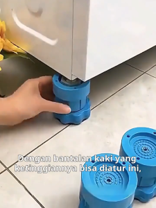 NEW Alas Kaki Mesin Cuci Kulkas Dapat Di Sesuaikan / Alas Kaki Anti Slip dan Anti Getaran / Alas Kabinet / Alas Kaki Meja / Tatakan Mesin Cuci S09