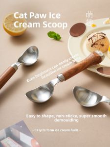 SHELI | Food Grade Stainless Steel Ice Cream Scoop for Home Use