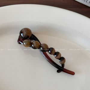 Kẹp Tóc Tròn Màu Nâu Thanh Lịch MUAOOK Dành Cho Nữ Phụ Kiện Tóc Thời Trang Kẹp Tóc Xoắn Cổ Điển Mới Cảm Giác Cao Cấp Phụ Kiện Tóc Sau Đầu