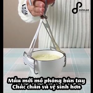 Dụng Cụ Gắp Bát Đĩa Chống Nóng DIPOLAR Dùng Cho Mọi Size Của Bát Đĩa Với Dây Silicon Chống Trơn Trượt - DGBD01