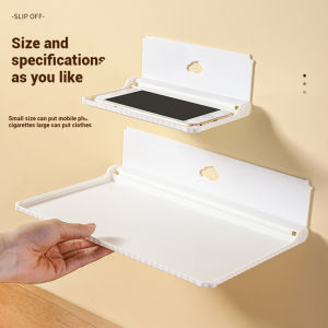 Folding Wall Mounted Shelf Punch-Free Foldable Storage Rack Punch-Free Toilet Shelf Bathroom Toiletries Organization Holders