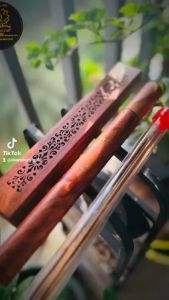 BỘ THƯỞNG TRẦM CAO CẤP 3 MÓN ( gồm 1 hộp để đốt nhang +1 ống để nhang + 1 ống nhang trầm hương đặc biệt 42 cây)