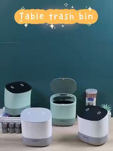 Ecoco ถังขยะบนโต๊ะ ถังขยะมินิ แบบตั้งโต๊ะ 1.5 ลิตร