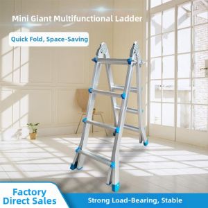 Foldable Extension Stepladder Heavy-duty Telescopic Ladder