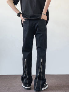 กางเกงยีนส์ทรงหลวมขาตรงผู้ชายทรงหลวมสไตล์ไฮสตรีททรงหลวมสไตล์ไฮสตรีทกางเกงขายาวทรงหลวมสไตล์ไฮสตรีท