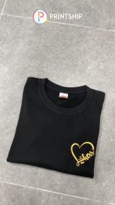 [Adult/Kid] Couple His Hers Valentines Anniversary Wedding Birthday Tee T-shirt Baju Gift (Custom Name/Text) 情人节情侣衣