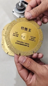 ใบตัดเหล็ก 4 นิ้ว ใบเลื่อยตัดเพชร เหล็ก สเตนเลส 100 มม. สําหรับเครื่องเจียร 4 นิ้ว