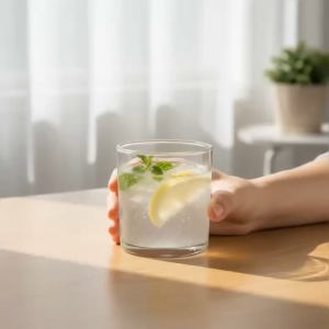 Hộp 6 Ly Thủy Tinh Warm Home Dáng Trụ Tối Giản 270ml – Cốc Minimalist Cylinder Dùng Uống Nước Trà Cà Phê Hiện Đại