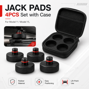 For Tesla Model 3/Y/YL Jack Pads 4PCS with Case Rubber Lift Point Adapter