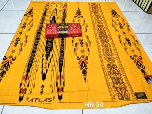 SARUNG KETJUBUNG ARDAN STAR JKM GOLD MOTIF TIMBUL