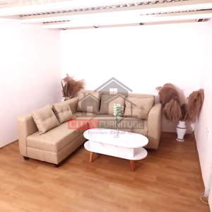 Sofa L Putus Minimalis OREGON | Sofa bed Sudut Santai