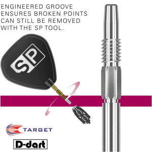 TARGET Dart Point - SWISS POINT BLACK/GOLD/SILVER REPLACEMENT STEEL DART POINT 3Pcs/Pack