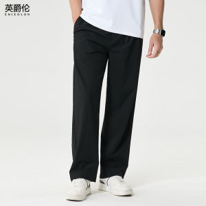 Enjeolon | Old Money Style Double Crease Straight Leg Pants