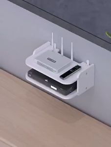 ชั้นวางกล่องwifi ชั้นวางเราเตอร์ กล่องเก็บของเราเตอร์ ชั้นวางทีวีติดผนังห้องนั่งเล่น ชั้นวางติดผนัง ชั้นวางสิ่งของ ที่ไม่ต้องเจาะรูผนัง