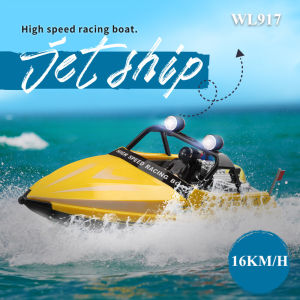 ST[Available Now][Fast Delivery]WLtoys WL917 RC เรือ2.4G RC High Speed Racing เรือรุ่นกันน้ำวิทยุไฟฟ้ารีโมทคอนโทรล Jet เรือของขวัญของเล่นสำหรับชาย