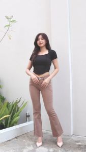 LY Celana Cutbray Coffe Polos Cutbray Jeans Stretch Terbaru Celana Cutbray Premium