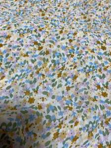1m x 1m5 vải von hoa nhí mềm mát may áo kiểu váy bé áo dài (L8)