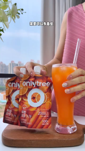 Ready Stock✨ OnlyTree Fresh Orange Carrot Juice Fruit Vegetable Beverage Drink