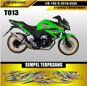 Stiker striping variasi transparant CB 150 R 2018-2020