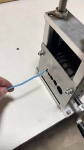 Hand Crank Cable Stripper Machine Multi‑hole Wire Stripping Tool For 1‑17mm Copper Wire Work Support Electric Drill Drive Use