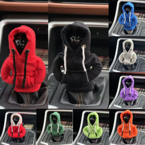 Winter Car Gear Shift Hoodie Cover Shift Cover Gear Handle Decoration Manual Automatic Universal Car Shift Lever Interior Decor