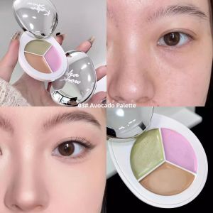 Lembiof | Three-Color Concealer Pen Dark Circles Bags Spots Face Makeup Concealer