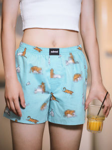 Subreef (Sbrf) Dark Island Arrow Pants Falk Cat Loose Cotton Couple Boxer Male and Female Home Tide Underwear