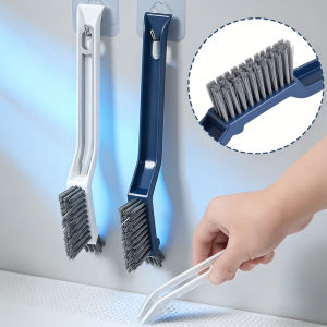 3 In 1 Crevice Brush Bathroom Floor Crevice Brush Corner Long-Handled Hard-Bristled Without Dead Corners Cleaning Brush Tools