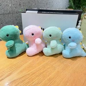 GANTUNGAN KEYCHAIN 12CM KUNCI BONEKA BABY DINOSAURUS RAINBOW KECIL LUCU GANTUNGAN KUNCI BONEKA