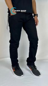 FIFTEEN DENIM Celana Jeans Panjang Pria Terbaru Hitam Pekat 28 34
