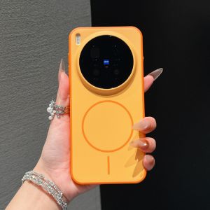 szhaiyu | For VIVO X300 Pro Case Hard Silicone Skin Magnetic Wireless Charging Protective Back Cover For VIVO X300 Ultra Phone Shell