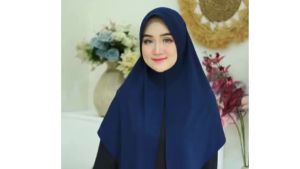 Kerudung Wanita Dewasa Bergo Nayarra Instan Simple Pad Bahan Jersey Super