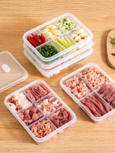 MRUN | Food Grade Microwave Divided Storage Box for Weekly Meal Prep Meat Freezing