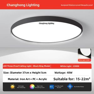 CHANGHONG | Three-proof Ultra-thin Circular Ceiling Light