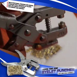 Easyprint 2in1 Eyelet Puncher 5mm With Eyelet Grommets