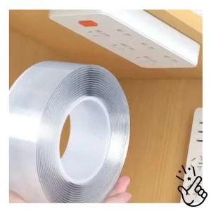 1-10M Nano Băng Dính Hai Mặt Chịu Lực Cao Trong Suốt Chống Thấm Nước Không Dấu Vết Cực Mạnh Có Thể Tháo Rời Keo Dán Kín Khe Cẽn Dải Dùng Cho Chế Biến Gỗ