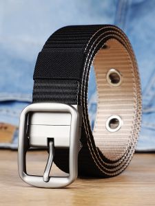 Tucano | เข็มขัดผู้ชายแบบลำลอง TUCANO ผ้าใบ กิ๊บตัวล็อคหมุนได้ เข็มขัดผ้าใบสไตล์เกาหลีสำหรับนักเรียนและทหารฝึกซ้อม