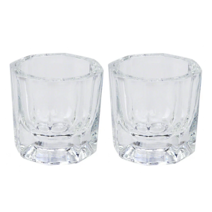1pcs Crystal Glass Dappen Dish/Lid Bowl Nail Art Tools Acrylic Equipment Mini Cups
