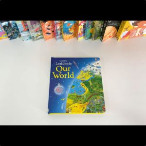 Lift-The-Flap Activity Book: A Montessori Education Board Book for Early Reading Learning Materials