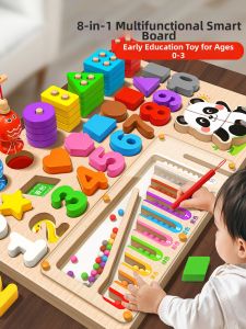 STARRY ARK | Educational Wooden Shape Matching Puzzle Board for Toddlers
