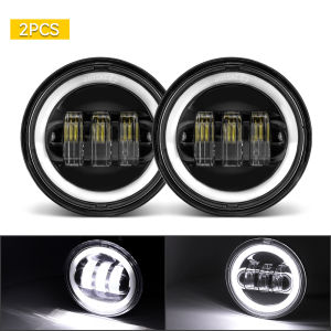 4.5“ 4 1/2 inch Motorcycle LED Fog Passing Auxiliary Light For Yamaha Classic FLHR Road King Dyna 4.5Inch LED Fog Light